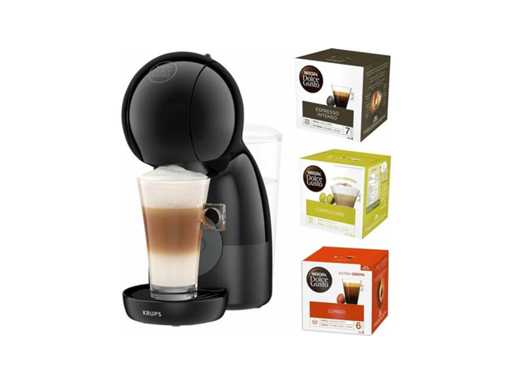 Krups NESCAFÉ Dolce Gusto Piccolo XS KP1A35 - Inclusief Try Out Multi Pack Voor 40 Kopjes - Rood/Zwart