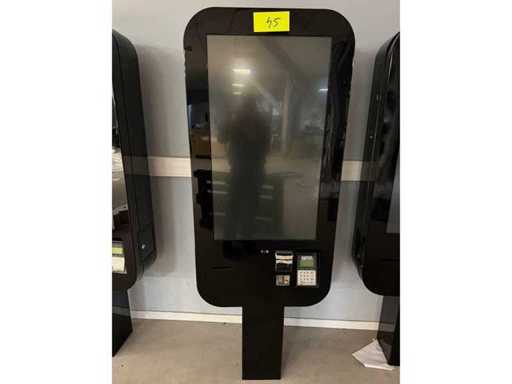 Groot formaat kiosk gebouwd voor een grote fastfoodgroep