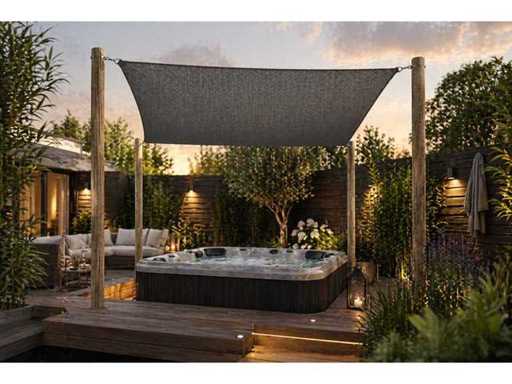 Quadra de couverture de patio - 300x300cm