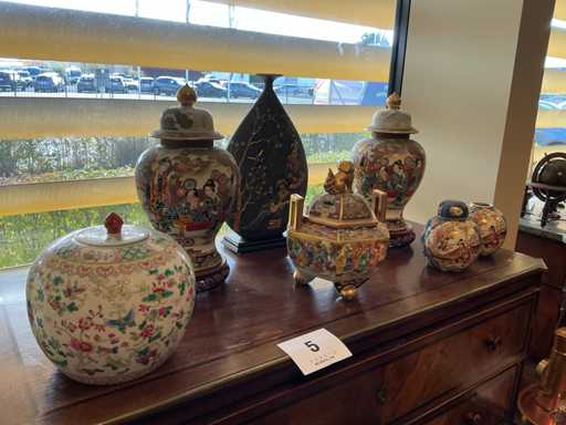 Diverse Chinese vazen (7x)