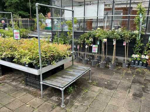 Planten tafels / rekken (10x)