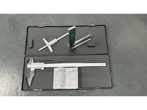 TESA / PREISSER 00510721 / NIEZNANY ZESTAW TESA / PREISSER – ZACISK 300 MM + STOPA GŁĘBOKOŚCI + KWADRAT