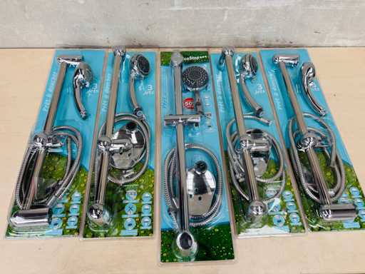 Doucheklaar (x5) - 3 jets / 2 jets douchekit