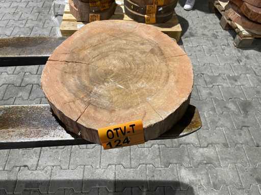 Rosewood schijf, Dikte 70mm, Ø 450mm