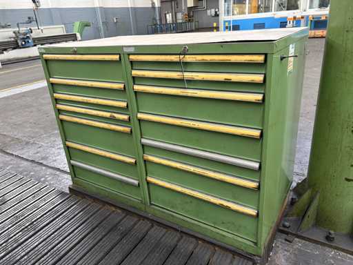 DICK Lot Workshop drawer cabinets without contents