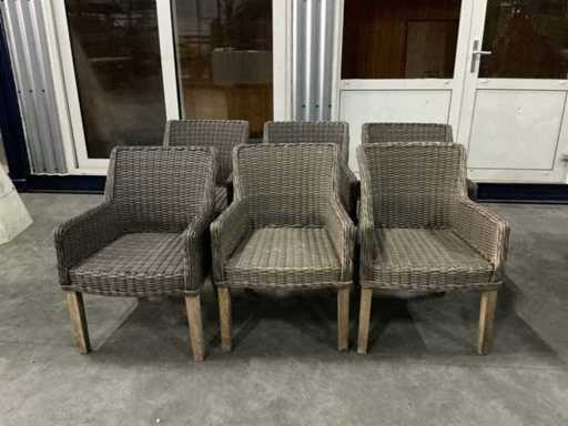 Tuinstoel (6x)