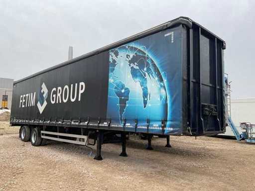 Pacton Curtainsider Anhänger Sattelauflieger