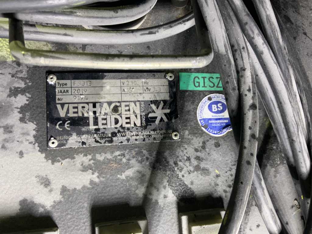 2019 Verhagen f3313 Industrial vacuum cleaner