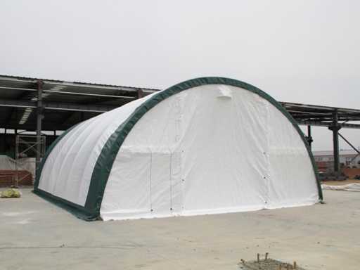 2025 Rhino-Cross-Shelter 206012R - 18,3x6,1x3,66 m Opslagtent / Opslagshelter