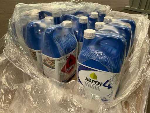 Bottles Aspen 4 petrol with 5 liters (45x)