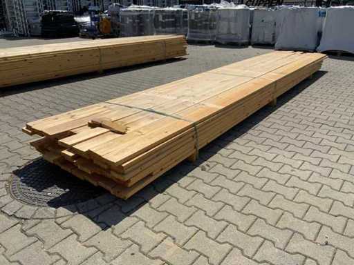 Étagère en épicéa 4800-5400x120x30mm (64x)