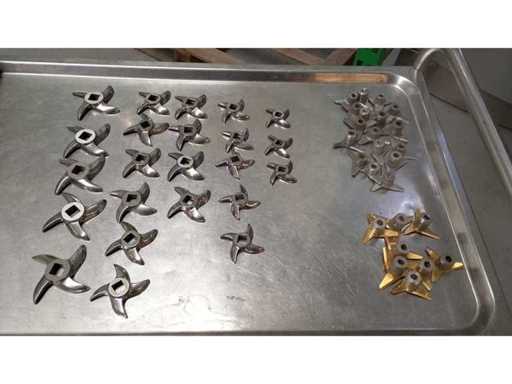 Doppelgeflechtes Sieb mit langem Griffdurchmesser 34