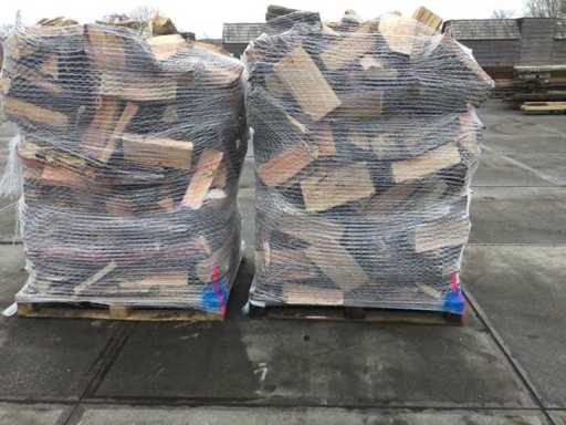 3,00 m³ mieszane drewno opałowe, dąb i daglezja – długość 33 cm