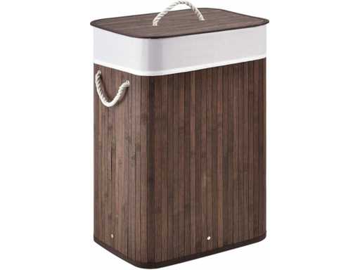 Juskys Bambus-Wäschekorb (2x)