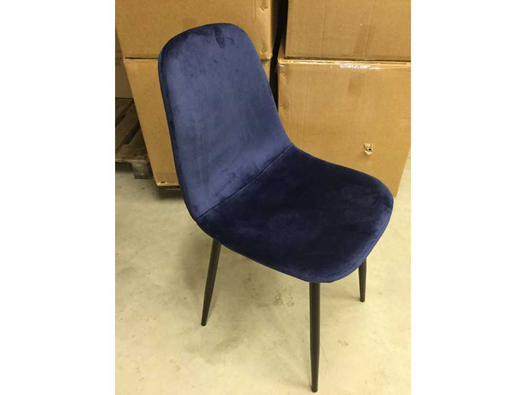 Blue velvet best sale dining chairs kmart