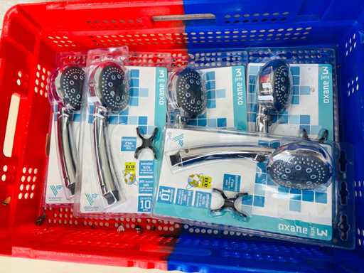 VALENTIN (X5) - Duș manual Oxane cu 3 jeturi + limitator de debit eco 