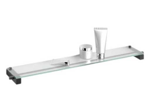 Zack Carvo Shelf vetro 66x12cm - nero