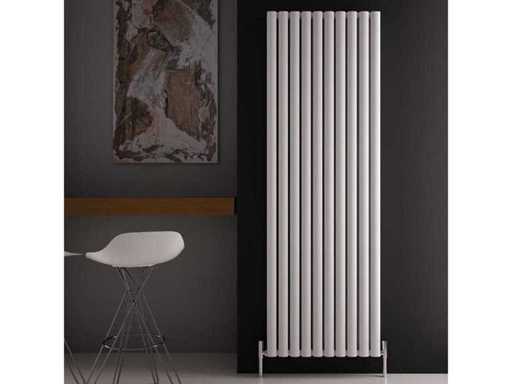 Radiateur de conception ovale double 1800x354mm 12 tubes 12 watts blanc