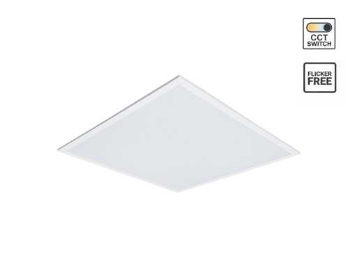 60 versenkte hintergrundbeleuchtete LED-Panels weiß (10x)
