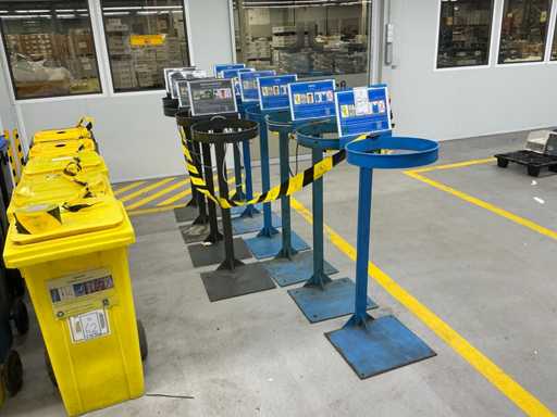 Lot of Waste Bin Holders
