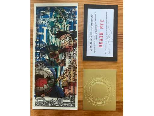 DEATH NYC : Doraemon & Suneo sur US Dollar 4/100