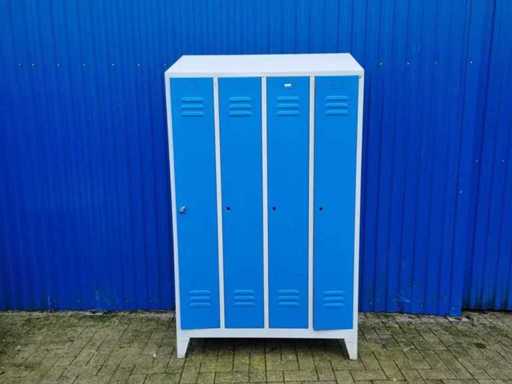 Locker 4 doors steel