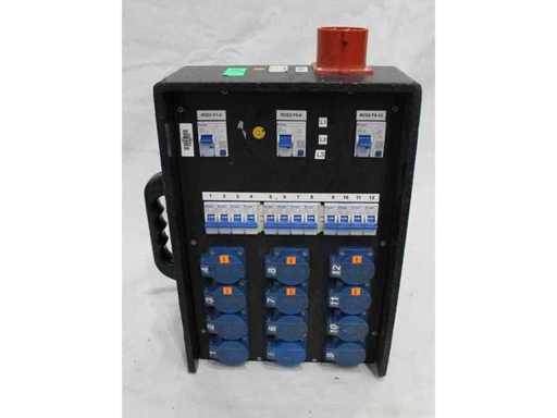 Strom-VT 032A -> 12 xSchuko / 03xFI (2x)