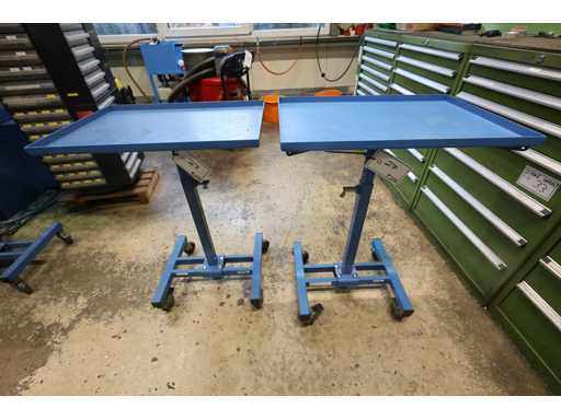 FETRA  Ablagetisch mit Rollen