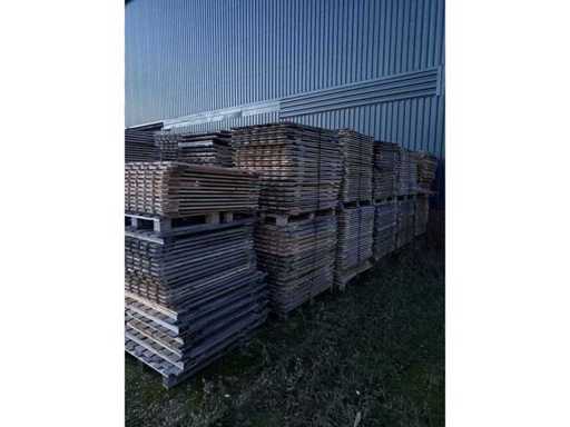 FĂRĂ PREȚ DE REZERVĂ - Set de grilaj / terasă de 500 de piese, 20 de paleți