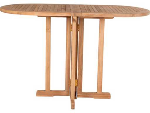 Masă de balcon pliabilă din lemn de tec Nordic Huelva (2x)