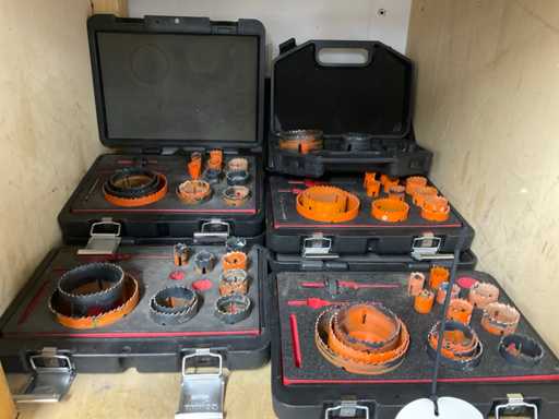 Juego de sierras de corona (5x)