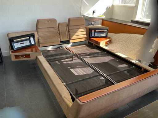 Lit de conception Luigi Masonite 1970