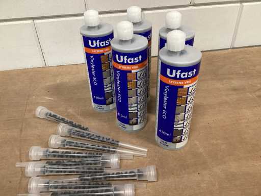 UFast chemisch anker in koker, 410 ml (5x)