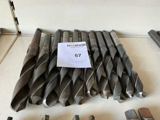 Lot Metal Drills HSS (10x)