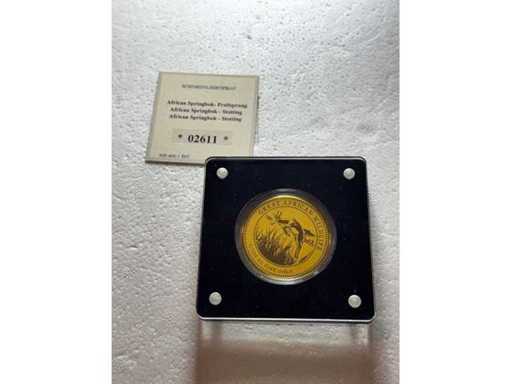 African Springbok - Prellsprung 1/200oz 999 Feingold