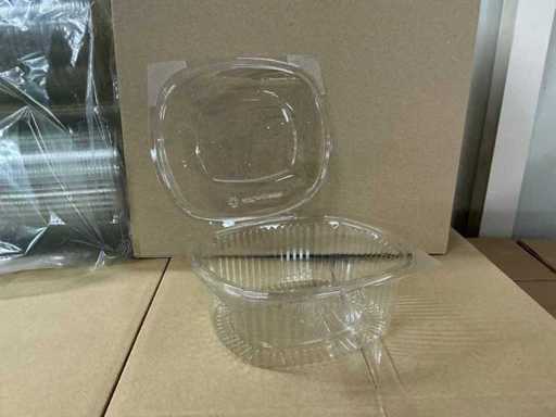 Viele rPET-Salatbehälter sind undicht 1500cc (2100x)