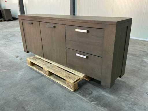 Dębowa kredens 78x205x43,5cm