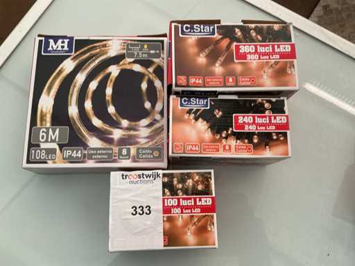 C.Star. IP20+IP44. Weihnachten LED-Beleuchtung. (4-fach)