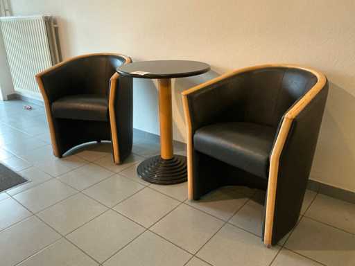 Bijzettafel 2x stoel