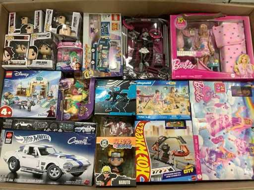 Palettenspielzeug wie Playmobil, Lego und Pokémon