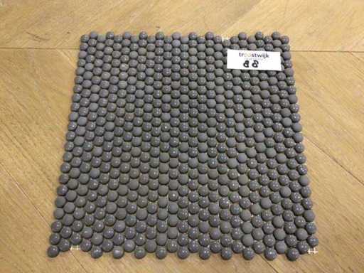 Dune Dots Gri mat/lucios mosaic Tile 28,5x28,5 cm 5,3 m²