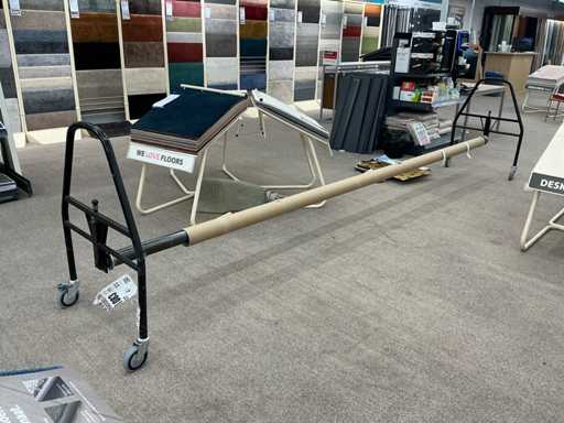 Transport cart for rollers