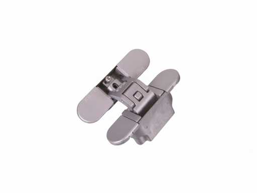 Charnière de porte de porte de wauche Wurth en satin chromé - 0688313556