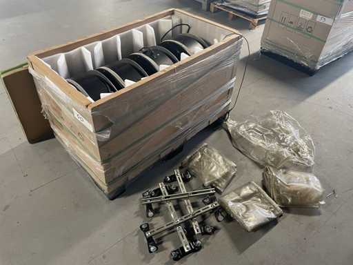 SHOWTECH - OUTDOORDOME 5 - Bases et colonnes de protection extérieure (4x)