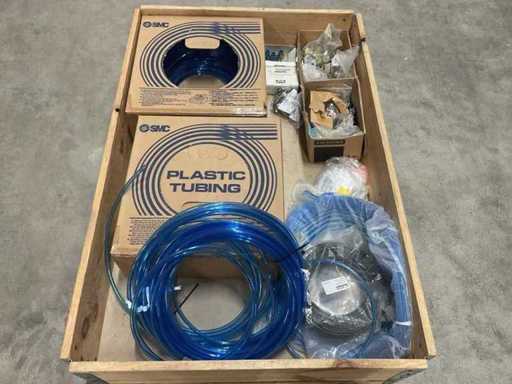 Partij pneumatiek toebehoren