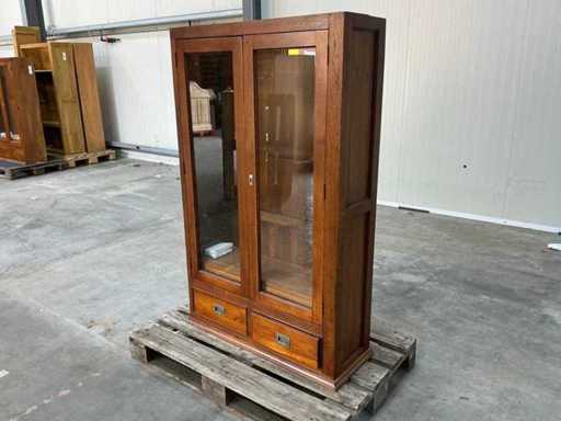 Dębowa szafka podstawowa lub witryna 143x88x33cm