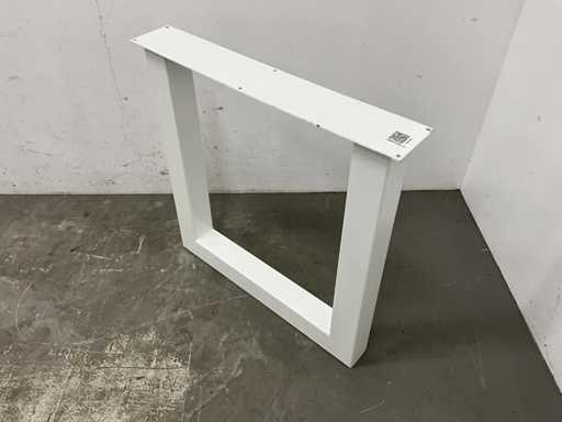 Industriële metalen tafelpoot (2x)