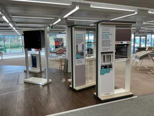 Shop furniture for roller blinds (4x)