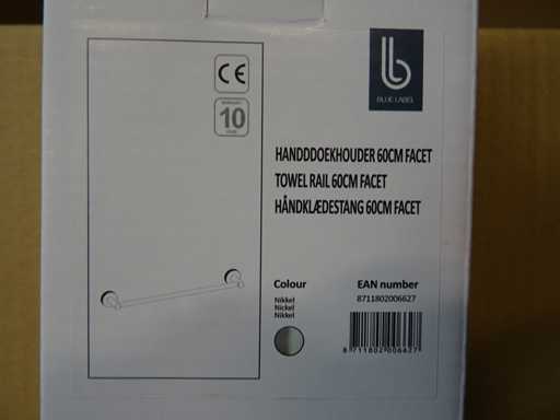 Blaues Etikett – Handtuchhalter 60 cm (10x)