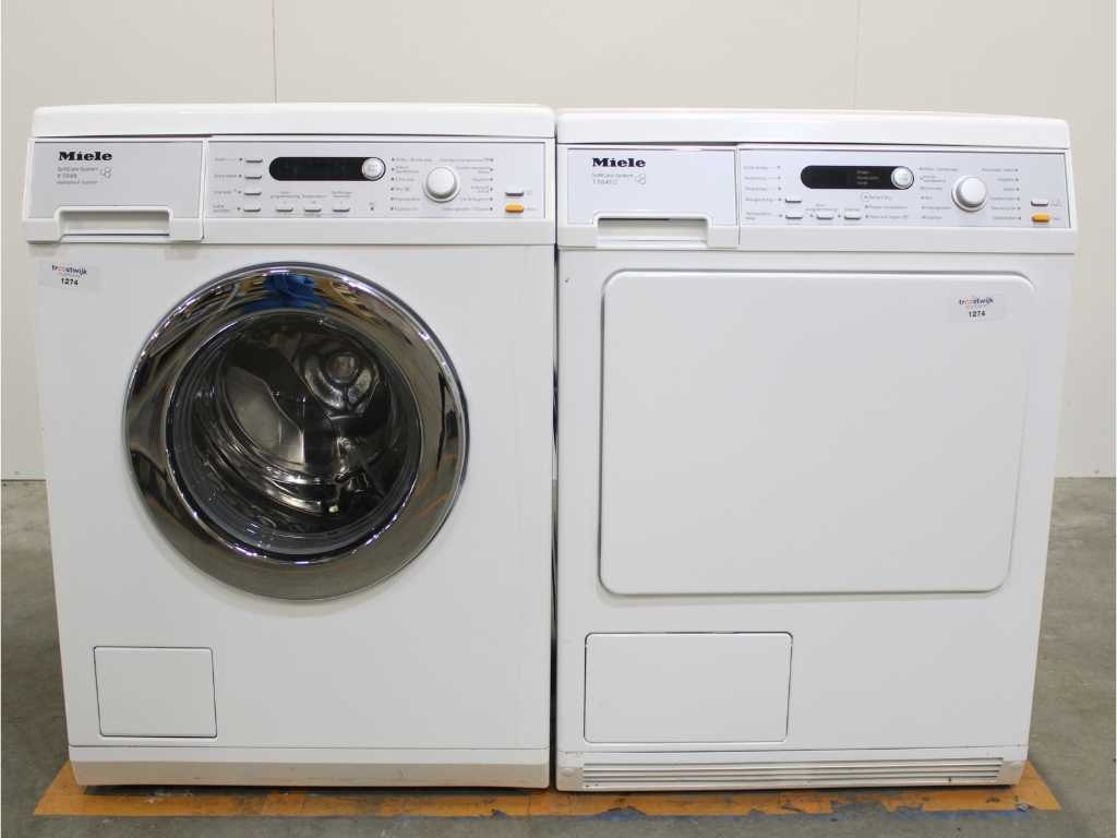 V 5849 SoftCare System Washer & Miele T 8843 C SoftCare System Dryer